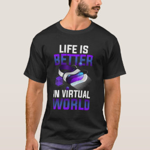 Das Vintage Leben in der virtuellen Welt ist besse T-Shirt
