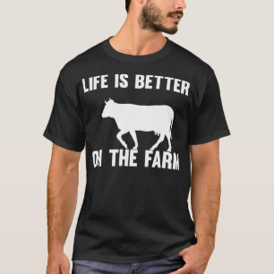Das Vintage Leben ist besser auf der Rancher des l T-Shirt