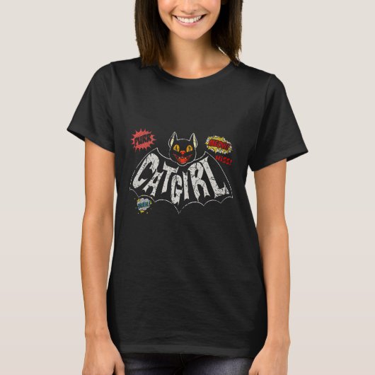 Das Vintage Mädchen Rockabilly T-Shirt (Vorderseite)
