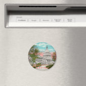 Das Vintage Magnet der US-Hauptstadt (In Situ (Geschirrspüler))