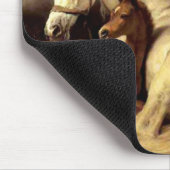 Das Vintage Pferd Mousepad (Ecke)