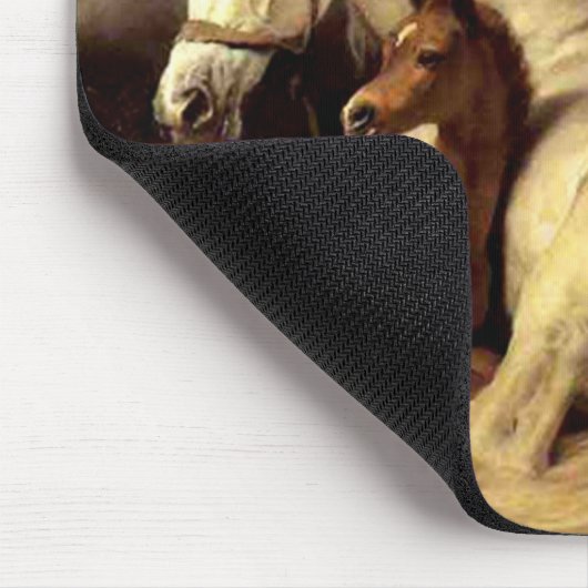 Das Vintage Pferd Mousepad (Ecke)