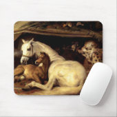Das Vintage Pferd Mousepad (Mit Mouse)