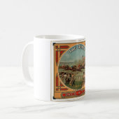 Das Vintage Pferderennen von Derby David Dunlop Kaffeetasse (Vorderseite Links)