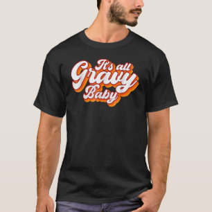 Das Vintage Retro-Design des Gravy Baby T-Shirt