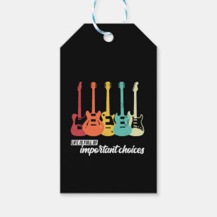 Das Vintage Retro-Leben ist voller wichtiger Entsc Geschenkanhänger