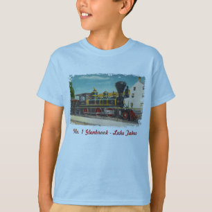 Das Vintage Shirt des sich fortbewegendes Kindes