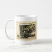 Das Vintage stiller Film-Plakat des Kaffeetasse (Links)