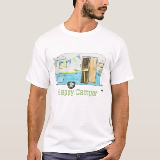 Das Vintage T-Shirt der Camper-Männer (Vorderseite)