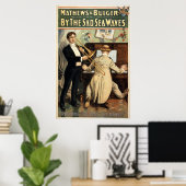 Das Vintage Theater am Meer Poster (Heimbüro)