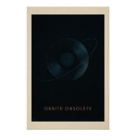 Das Vinyl im Orbit - Poster