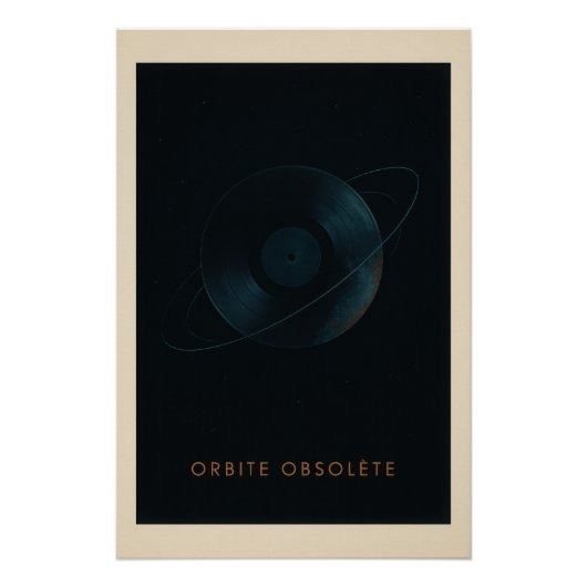 Das Vinyl im Orbit - Poster (Vorderseite)