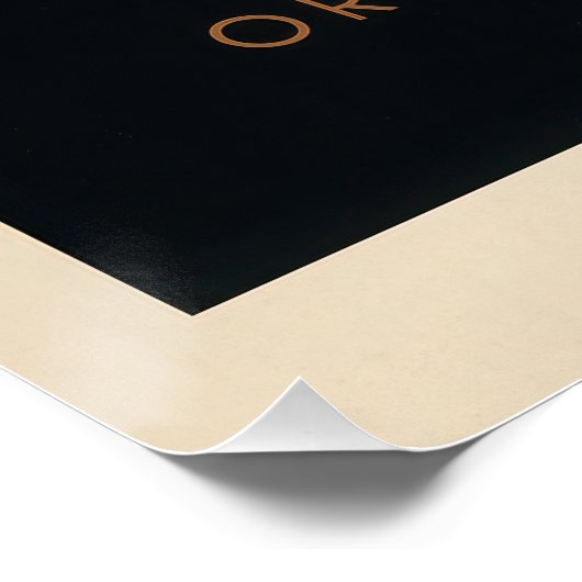 Das Vinyl im Orbit - Poster (Ecke)