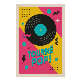 Das Vinyl Pop Art - Poster