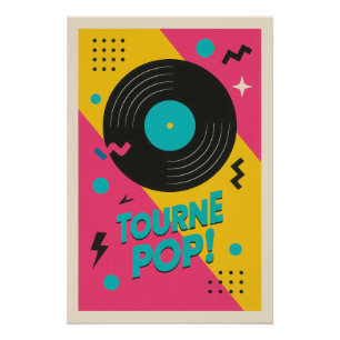 Das Vinyl Pop Art - Poster