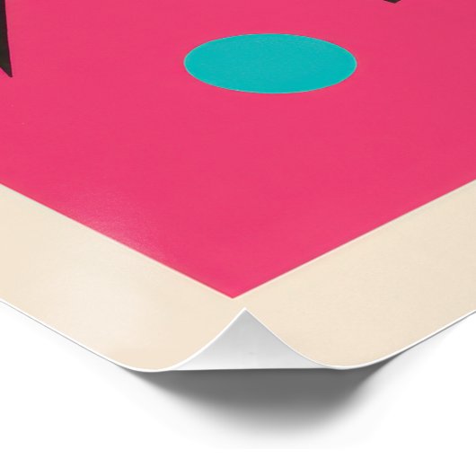 Das Vinyl Pop Art - Poster (Ecke)