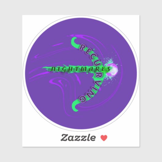 Das Vinyl-Sticker-Logo für Albträume wiederbeleben Aufkleber (Blatt)