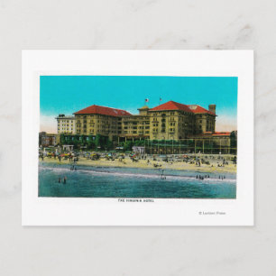 Das Virginia Hotel, Long Beach, Kalifornien Postkarte