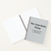 Das Virgo-Brain-Dump-Notizbuch Notizblock (Innenseite)