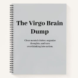Das Virgo-Brain-Dump-Notizbuch Notizblock