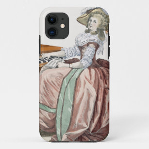 Das Virtuosa in einem Kleid "ein l'Anglaise" mit Case-Mate iPhone Hülle