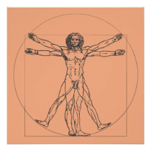 Das Vitruvian Man Poster
