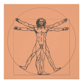 Das Vitruvian Man Poster