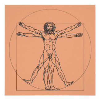 Das Vitruvian Man Poster