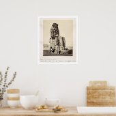 Das "Vocal Memnon", Kolossalstatue von Amenhotep I Poster (Küche)