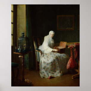 Das Vogel-Organ oder eine Frau, die sie sich Poster