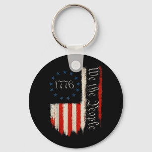 das Volk 1776 Unabhängigkeitstag Patriot Amerikane Schlüsselanhänger