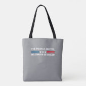 Das Volk, geeint, wird nie geteilt werden - Einhei Tasche (Rückseite)