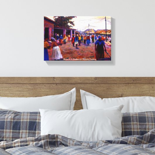 Das Volk Nigerias Mojisola Gbadamosi Okubule Leinwanddruck (Insitu (Schlafzimmer))