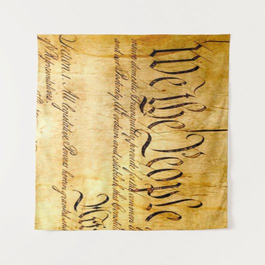 Das Volk - Verfassung Wandteppich (Vorderseite (Horizontal))