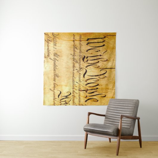 Das Volk - Verfassung Wandteppich (Beispiel (Horizontal))