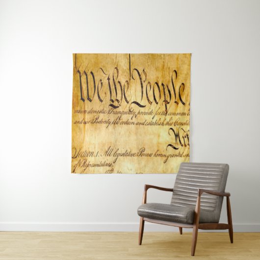 Das Volk - Verfassung Wandteppich (Beispiel)