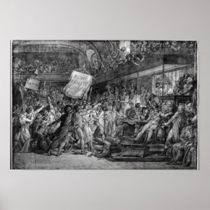 Das Volk von Paris stürmt die Tuilerien Poster