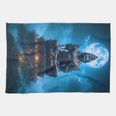 Das volle Mondlicht des Buddha Geschirrtuch (Horizontal)