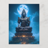 Das volle Mondlicht des Buddha Postkarte (Vorderseite)