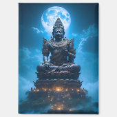 Das Vollmondlicht des Buddha Magnet (Vorderseite)