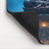 Das Vollmondlicht des Buddha Mousepad (Ecke)