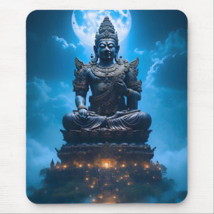 Das Vollmondlicht des Buddha Mousepad