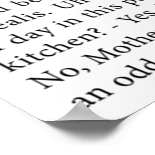 das vollständige Transkript der Dampfhasche Poster (Ecke)