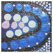 Das von der Aborigine entworfene Fabric Stoff (Muster)