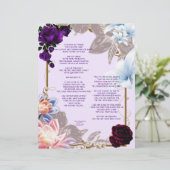 Das vorgeworfene Personalisierte Papier (Stehend Vorderseite)