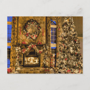 Das Vorhandensein der Weihnachtsfreude Feiertagspostkarte