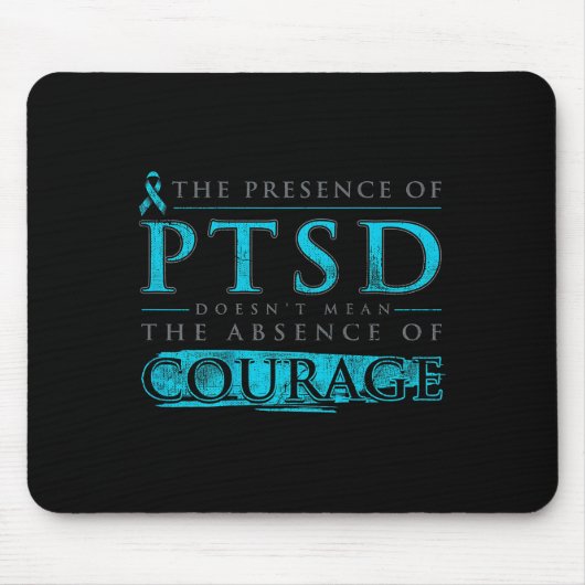 Das Vorhandensein von PTSD Gemein das Fehlen nicht Mousepad (Vorne)