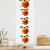 Das Wachstum der Kinder in Orange Blossom Kunst de Poster (Küche)