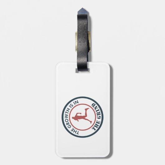 Das Wachstum ist in greifbarer Nähe Gepäckanhänger (Rückseite vertikal)