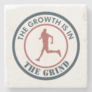 Das Wachstum ist in greifbarer Nähe Steinuntersetzer